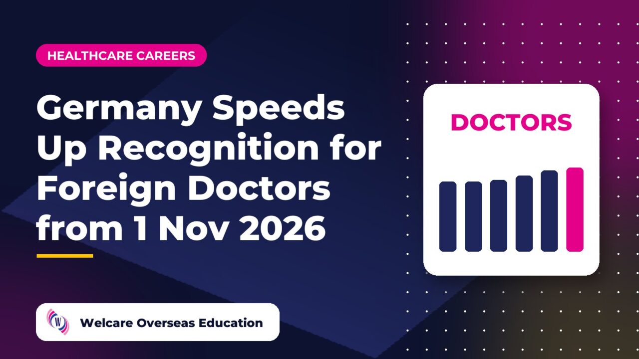 Germany Speeds Up Recognition for Foreign Doctors from 1 November 2026: What Indian Doctors Should Know