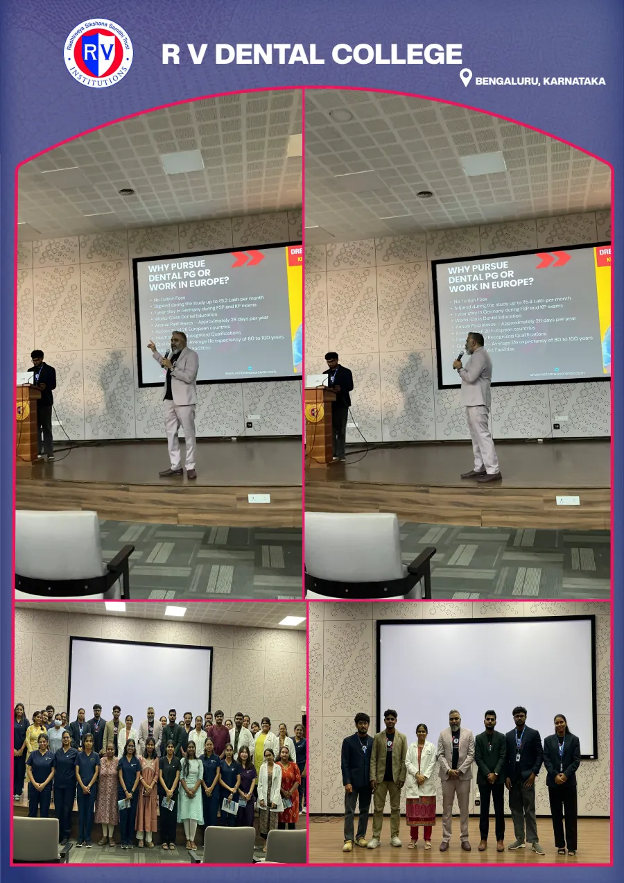 STUDY AUSBILDUNG IN GERMANY 5 Welcare Overseas Germany career seminar at R V Dental College