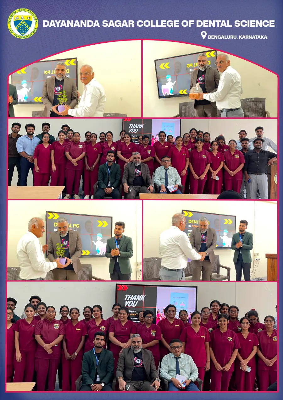 STUDY AUSBILDUNG IN GERMANY 8 Welcare Overseas Germany career seminar at Dayananda Sagar College of Dental Sciences