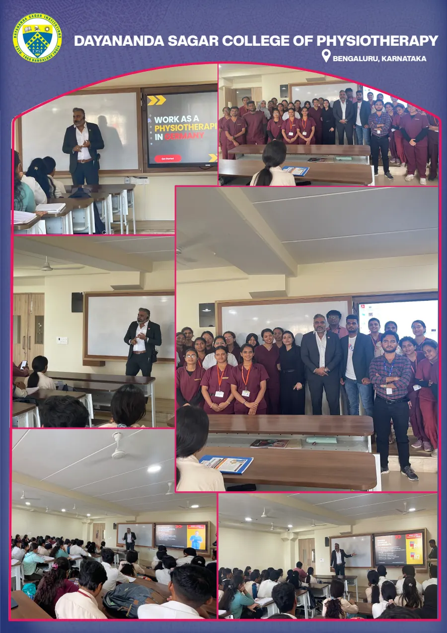 STUDY AUSBILDUNG IN GERMANY 9 Welcare Overseas Germany career seminar at Dayananda Sagar College of Physiotherapy