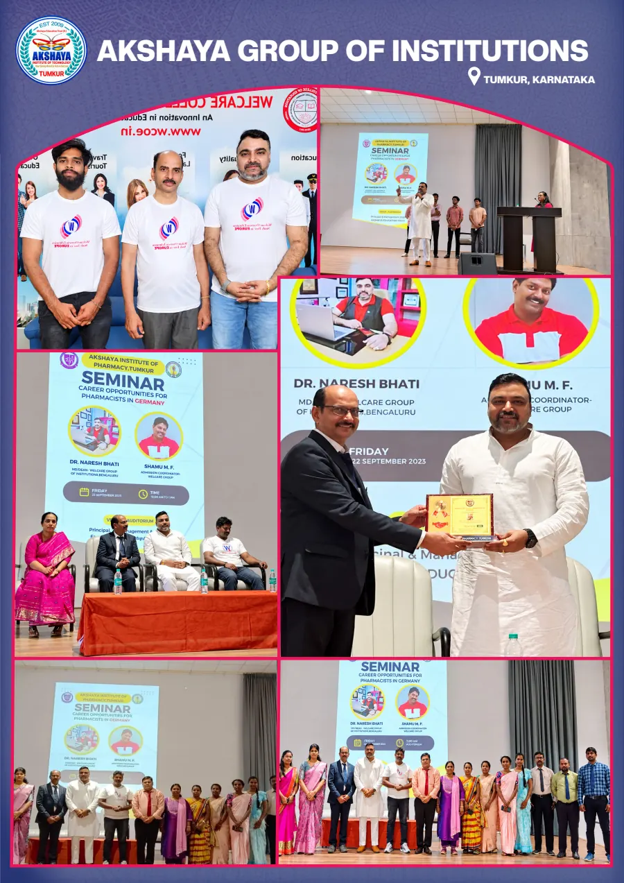 STUDY AUSBILDUNG IN GERMANY 18 Welcare Overseas Germany career seminar at Akshaya Group of Institutions