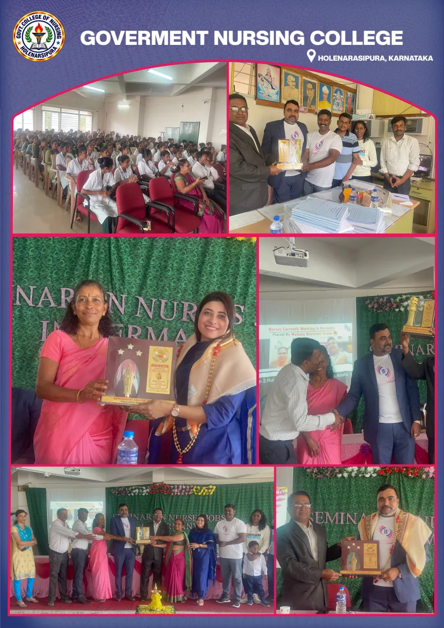 STUDY AUSBILDUNG IN GERMANY 31 Welcare Overseas Germany career seminar at Government Nursing College