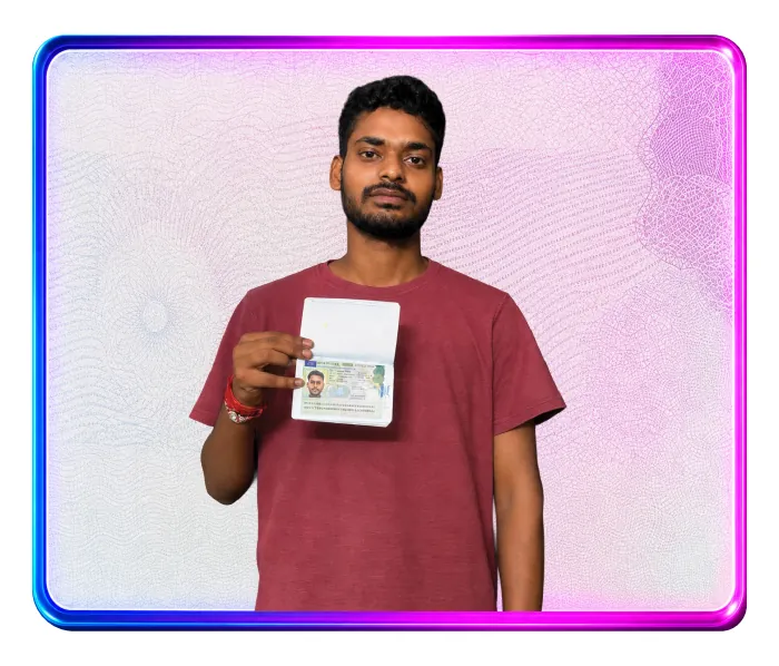 Welcare Ausbildung student holding an approved German visa